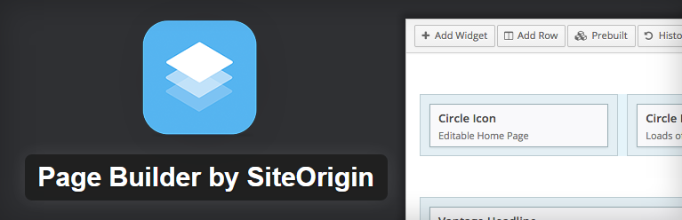 плагин Page Builder by SiteOrigin